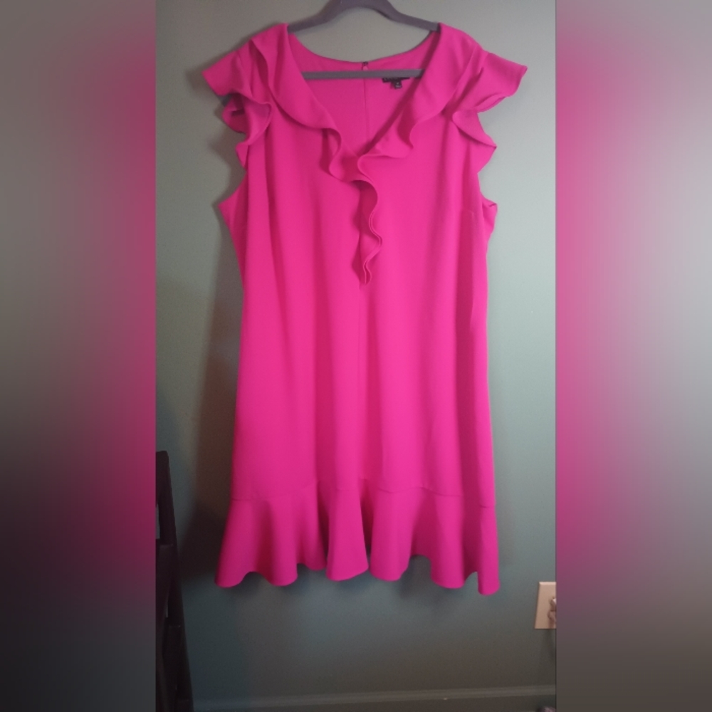 Preloved Lane Bryant pink beautiful dress